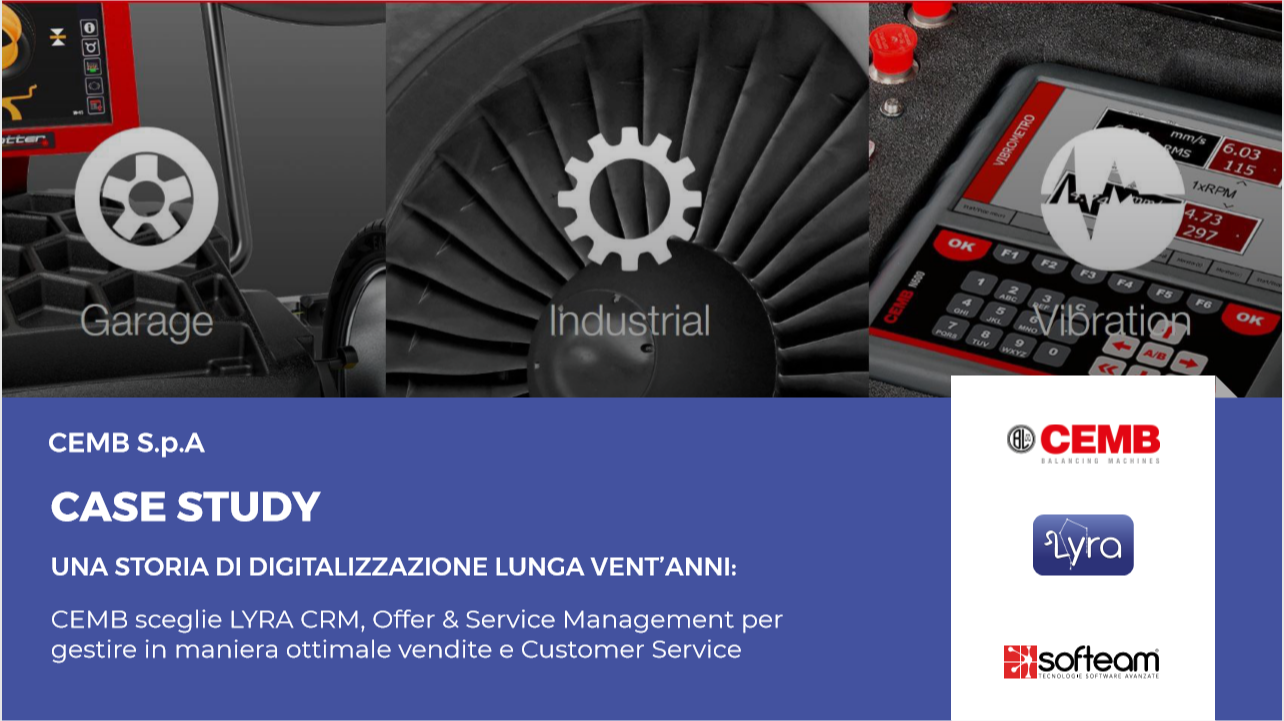 CEMB S.p.A. sceglie Lyra CRM, Offer & Service ...